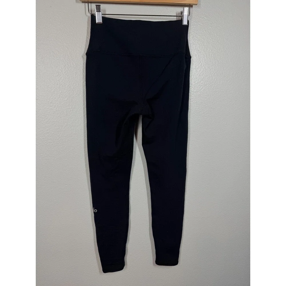Alo Yoga Leggings Women 6 Black High-Waist Full Length Athletic Yoga